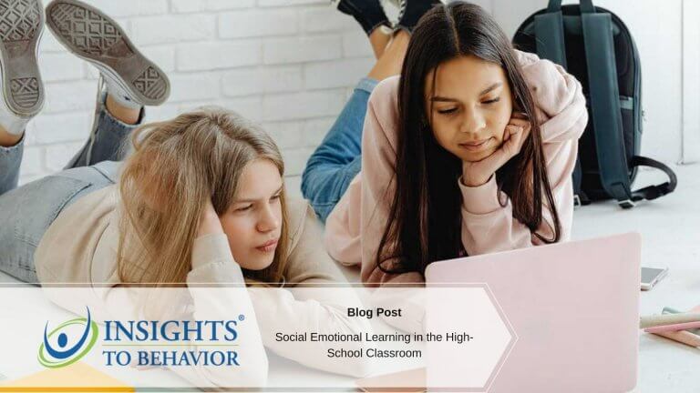 Social Emotional Learning in the High-School Classroom